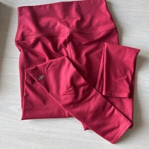 Beautiful red Alo Leggings